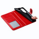 For Samsung Galaxy S23+ 5G Sun Mandala Embossing Pattern Phone Leather Case(Red)