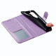 For Samsung Galaxy S23+ 5G Sun Mandala Embossing Pattern Phone Leather Case(Purple)