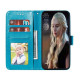 For Samsung Galaxy S23+ 5G Sun Mandala Embossing Pattern Phone Leather Case(Blue)