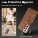 For Samsung Galaxy S23+ 5G Ultra-thin Shockproof Phone Protective Case with Holder(Brown)
