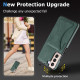 For Samsung Galaxy S23+ 5G Ultra-thin Shockproof Phone Protective Case with Holder(Green)