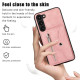 For Samsung Galaxy S23+ 5G Zipper RFID Card Slots Phone Case with Short Lanyard(Rose Gold)