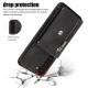 For Samsung Galaxy S23+ 5G Zipper RFID Card Slots Phone Case with Short Lanyard(Black)