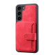 For Samsung Galaxy S24+ 5G Skin Feel Dream RFID Anti-theft PU Card Bag Phone Case(Red)