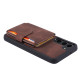 For Samsung Galaxy S24+ 5G Skin Feel Dream RFID Anti-theft PU Card Bag Phone Case(Coffee)