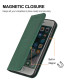 For Samsung Galaxy S23+ 5G Woven Texture Stitching Magnetic Leather Phone Case(Green)