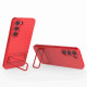 For Samsung Galaxy S23+ 5G Wavy Texture TPU Phone Case with Lens Film(Red)