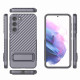For Samsung Galaxy S23+ 5G Wavy Texture TPU Phone Case with Lens Film(Grey)