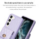For Samsung Galaxy S23+ 5G Vertical Wallet Rhombic Leather Phone Case(Purple)