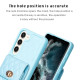 For Samsung Galaxy S23+ 5G Vertical Wallet Rhombic Leather Phone Case(Blue)