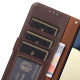 For Samsung Galaxy S24+ 5G KHAZNEH Litchi Texture Leather RFID Phone Case(Brown)