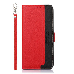 For Samsung Galaxy S24+ 5G KHAZNEH Litchi Texture Leather RFID Phone Case(Red)