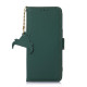 For Samsung Galaxy S24+ 5G Genuine Leather Magnetic RFID Leather Phone Case(Green)