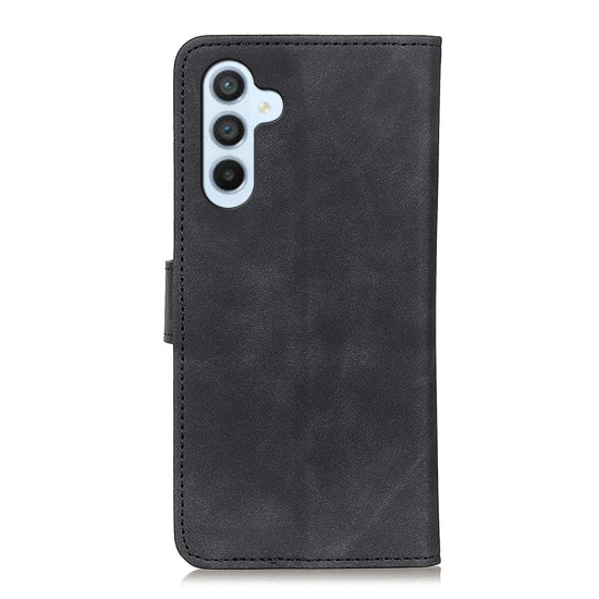 For Samsung Galaxy S24+ KHAZNEH Retro Texture Horizontal Flip Leather Phone Case(Black)