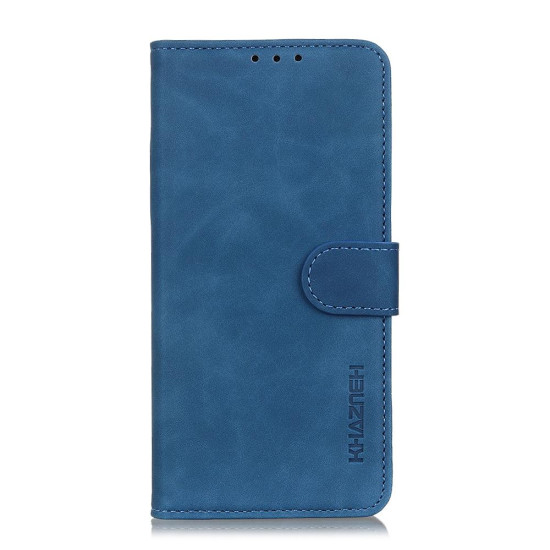 For Samsung Galaxy S24+ KHAZNEH Retro Texture Horizontal Flip Leather Phone Case(Blue)