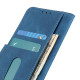 For Samsung Galaxy S24+ KHAZNEH Retro Texture Horizontal Flip Leather Phone Case(Blue)