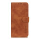 For Samsung Galaxy S24+ KHAZNEH Retro Texture Horizontal Flip Leather Phone Case(Brown)