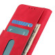 For Samsung Galaxy S24+ KHAZNEH Retro Texture Horizontal Flip Leather Phone Case(Red)