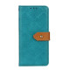 For Samsung Galaxy S24+ European Floral Embossed Leather Phone Case(Blue)