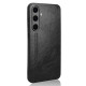 For Samsung Galaxy S24+ 5G Cow Pattern Sewing Back Cover Phone Case(Black)