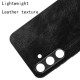 For Samsung Galaxy S24+ 5G Cow Pattern Sewing Back Cover Phone Case(Black)