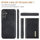 For Samsung Galaxy S24+ 5G DG.MING M1 Series 3-Fold Multi Card Wallet + Magnetic Phone Case(Black)