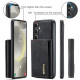 For Samsung Galaxy S24+ 5G DG.MING M1 Series 3-Fold Multi Card Wallet + Magnetic Phone Case(Black)