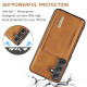 For Samsung Galaxy S24+ 5G DG.MING M2 Series 3-Fold Multi Card Bag + Magnetic Phone Case(Brown)