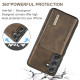 For Samsung Galaxy S24+ 5G DG.MING M2 Series 3-Fold Multi Card Bag + Magnetic Phone Case(Coffee)