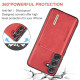 For Samsung Galaxy S24+ 5G DG.MING M2 Series 3-Fold Multi Card Bag + Magnetic Phone Case(Red)