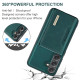 For Samsung Galaxy S24+ 5G DG.MING M2 Series 3-Fold Multi Card Bag + Magnetic Phone Case(Green)