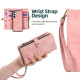 For Samsung Galaxy S23+ 5G Zipper Wallet Magnetic Detachable Leather Phone Case(Pink)