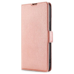 For Samsung Galaxy S24+ 5G Ultra-thin Voltage Side Buckle Horizontal Flip Leather Phone Case(Rose Gold)