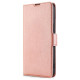 For Samsung Galaxy S24+ 5G Ultra-thin Voltage Side Buckle Horizontal Flip Leather Phone Case(Rose Gold)
