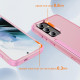 For Samsung Galaxy S24+ 5G TPU + PC Shockproof Protective Phone Case(Pink)