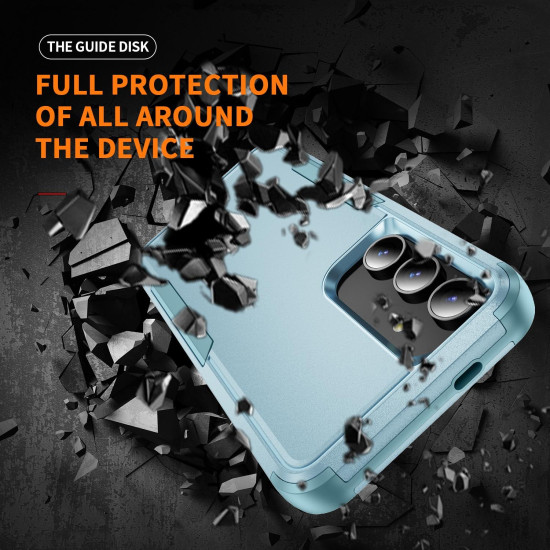 For Samsung Galaxy S24+ 5G TPU + PC Shockproof Protective Phone Case(Grey Green)