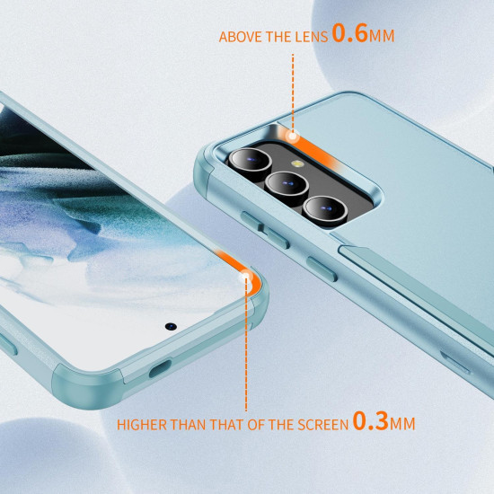 For Samsung Galaxy S24+ 5G TPU + PC Shockproof Protective Phone Case(Grey Green)