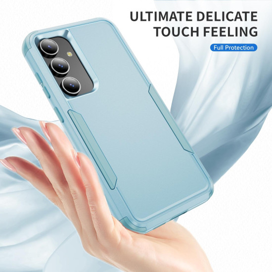 For Samsung Galaxy S24+ 5G TPU + PC Shockproof Protective Phone Case(Grey Green)