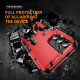 For Samsung Galaxy S24+ 5G TPU + PC Shockproof Protective Phone Case(Red + Black)