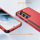 For Samsung Galaxy S24+ 5G TPU + PC Shockproof Protective Phone Case(Red + Black)