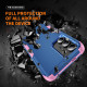 For Samsung Galaxy S24+ 5G TPU + PC Shockproof Protective Phone Case(Royal Blue + Pink)
