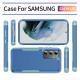 For Samsung Galaxy S24+ 5G TPU + PC Shockproof Protective Phone Case(Royal Blue + Grey Green)