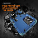 For Samsung Galaxy S24+ 5G TPU + PC Shockproof Protective Phone Case(Royal Blue + Grey Green)