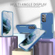 For Samsung Galaxy S24+ 5G TPU + PC Shockproof Protective Phone Case(Royal Blue + Grey Green)