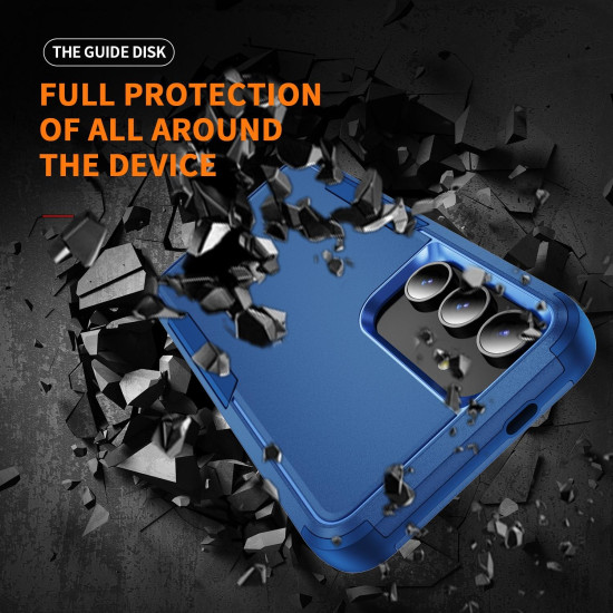 For Samsung Galaxy S24+ 5G TPU + PC Shockproof Protective Phone Case(Royal Blue)