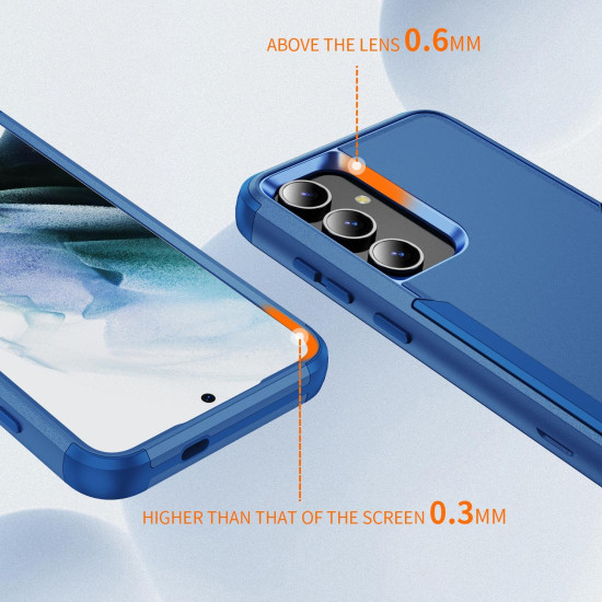 For Samsung Galaxy S24+ 5G TPU + PC Shockproof Protective Phone Case(Royal Blue)