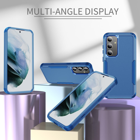 For Samsung Galaxy S24+ 5G TPU + PC Shockproof Protective Phone Case(Royal Blue)