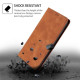 For Samsung Galaxy S24+ 5G Skin Feel Magnetic Leather Phone Case(Light Brown)