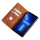 For Samsung Galaxy S24+ 5G Skin Feel Magnetic Leather Phone Case(Light Brown)
