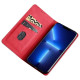 For Samsung Galaxy S24+ 5G Skin Feel Magnetic Leather Phone Case(Red)